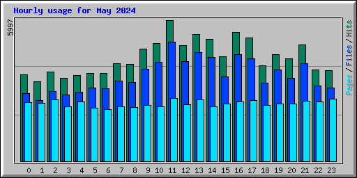 Hourly usage for May 2024